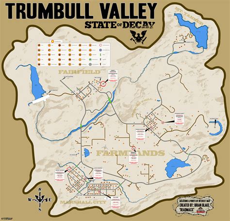 state of decay maps|Map .